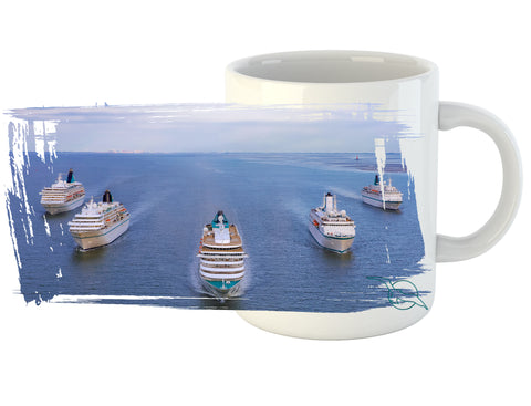 Bremerhaven, Deutschland mit Phoenix Reisen Flotte