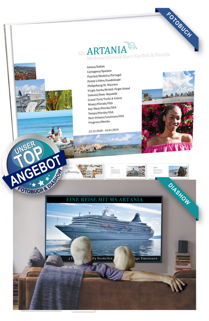 ART212_ Weihnachtsreise Kurs Karibik & Florida mit MS Artania 22.12.2018 - 16.01.2019