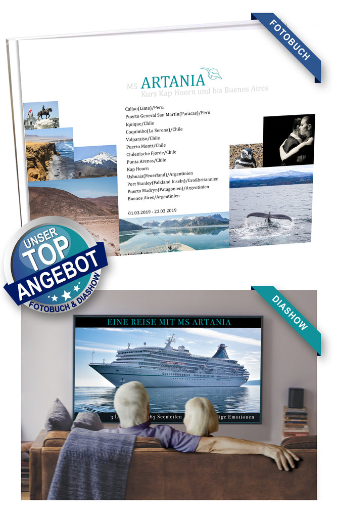 ART215_ Kurs Kap Horn bis Buenos Aires mit MS Artania 01.03.2019 - 23.03.2019