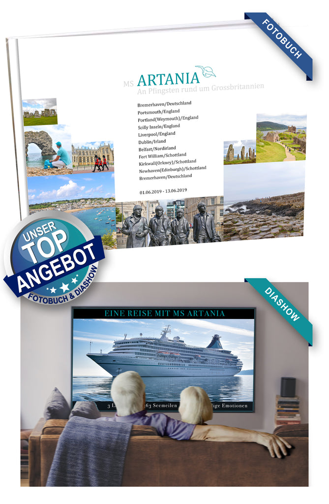 ART221_ An Pfingsten rund um Großbritannien mit MS Artania 01.06.2019 - 13.06.2019