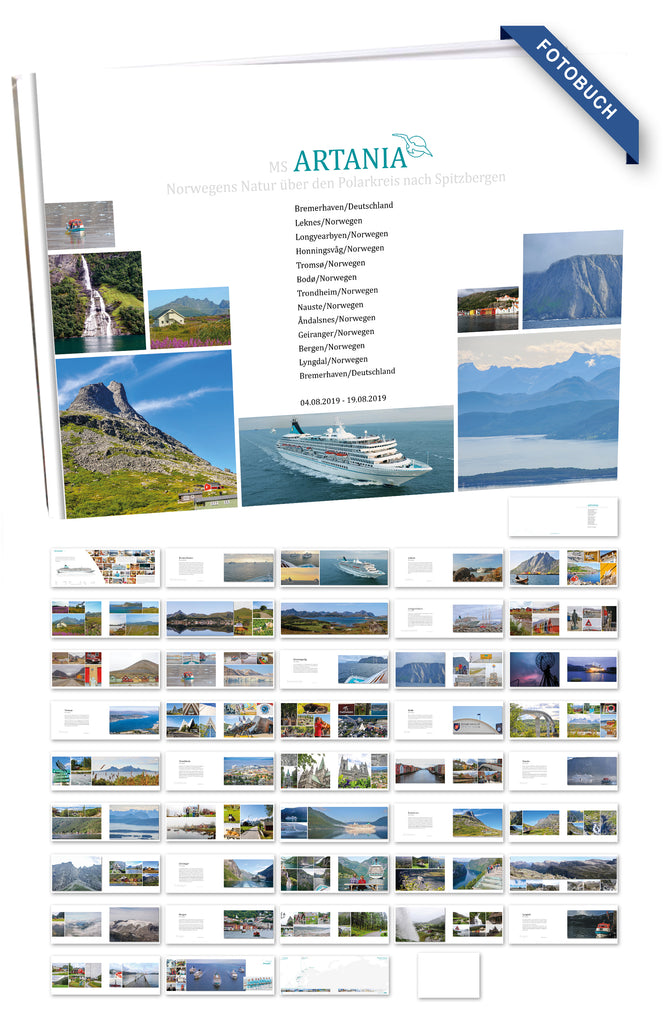 ART227_ Norwegens Natur über den Polarkreis nach Spitzbergen mit MS Artania 04.08.2019 - 19.08.2019