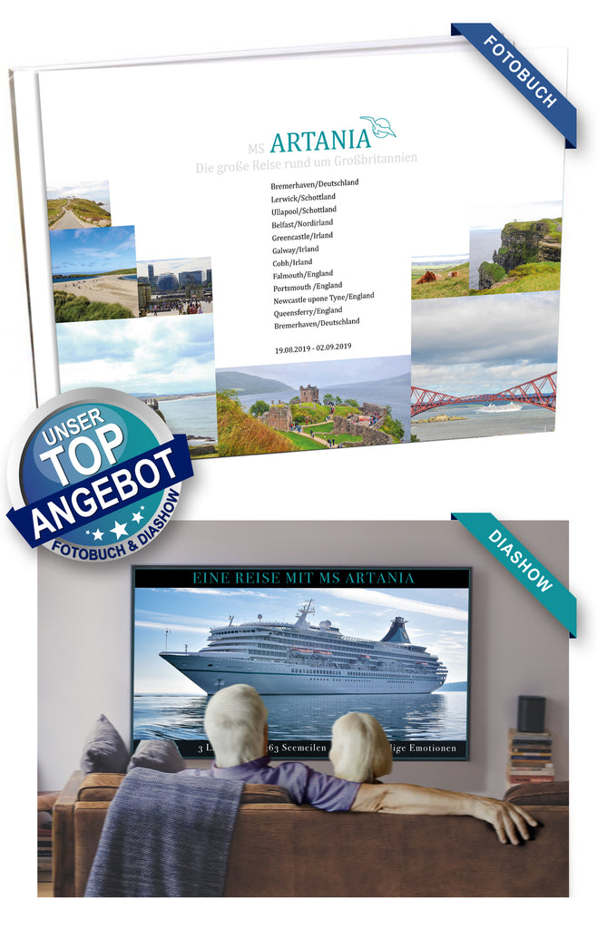 ART228_ Die große Reise rund um Großbritannien mit MS Artania 19.08.2019 - 02.09.2019
