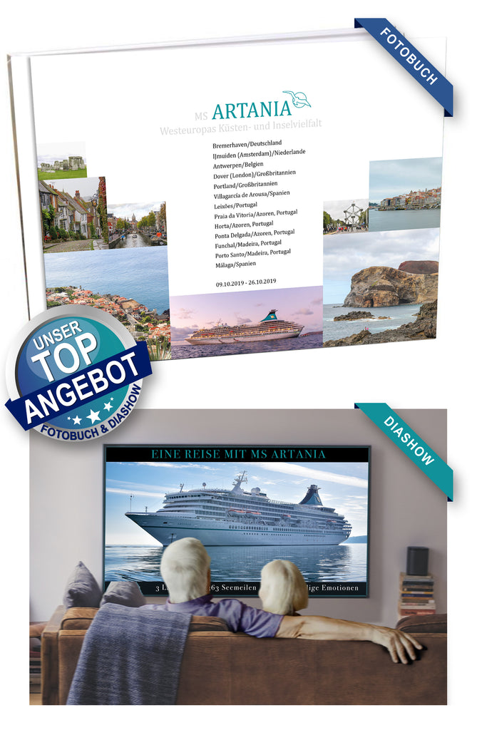 ART233_ Westeuropas Küsten- und Inselvielfalt mit MS Artania 09.10.2019 - 26.10.2019