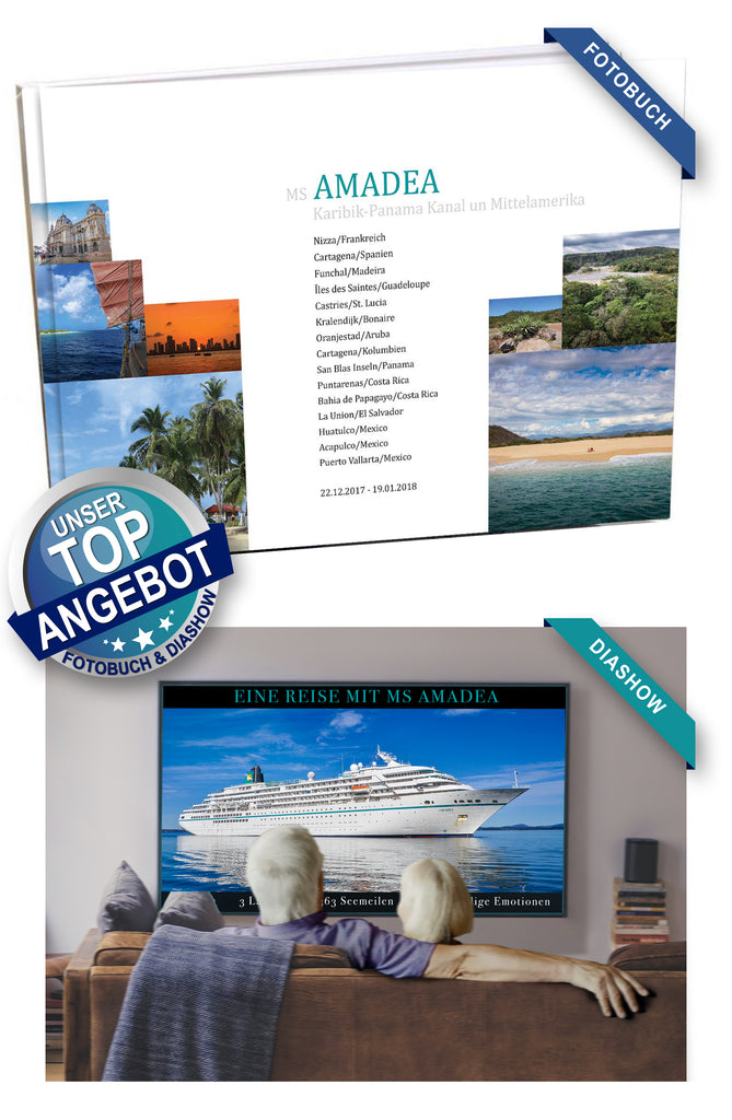 AMA326_ Karibik - Panama Kanal und Mittelamerika mit MS Amadea 22.12.2017 - 19.01.2018