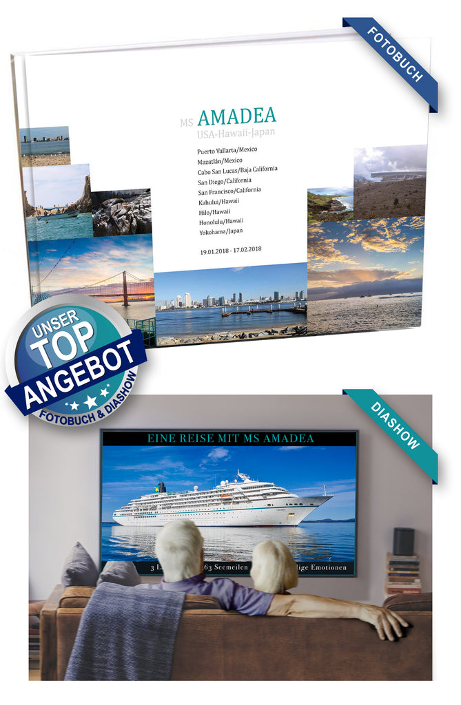 AMA327_ USA - Hawaii - Japan mit MS Amadea 19.01.2018 - 17.02.2018