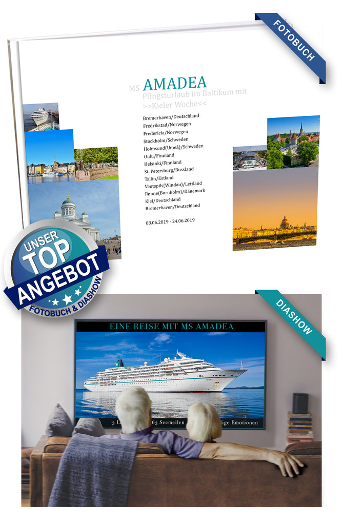 AMA359_ Pfingsturlaub im Baltikum mit Kieler Woche mit MS Amadea 08.06.2019 - 24.06.2019