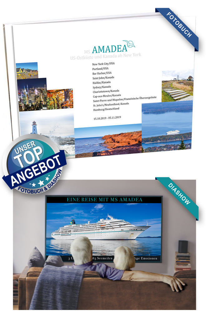 AMA369_ US-Ostküste und Kanada ab New York mit MS Amadea 15.10.2019 - 05.11.2019