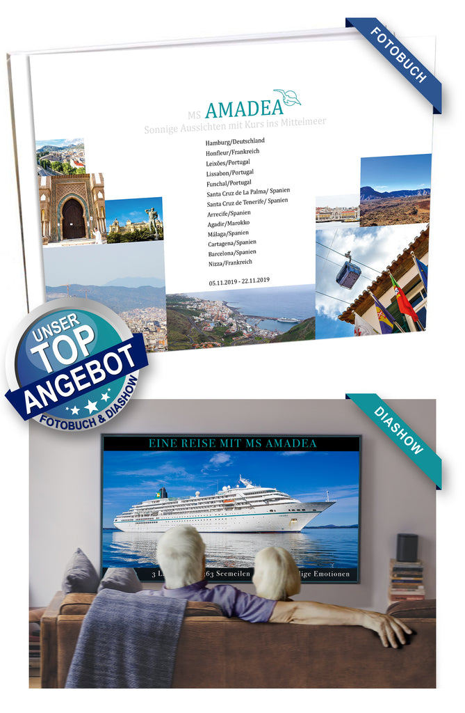 AMA370_ Sonnige Aussichten mit Kurs ins Mittelmeer mit MS Amadea 05.11.2019 - 22.11.2019