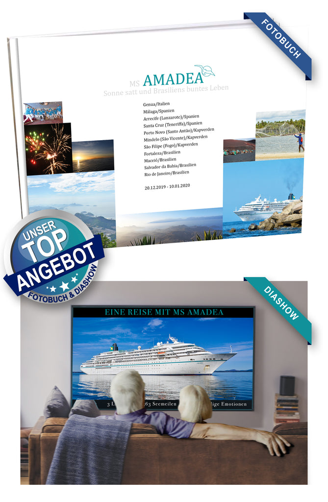 AMA375_ Sonne satt und Brasiliens buntes Leben mit MS Amadea 20.12.2019 - 10.01.2020