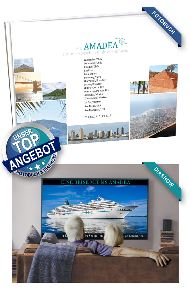 AMA377_ Träume zwischen Chile & Kalifornien mit MS Amadea 03.02.2020 - 01.03.2020