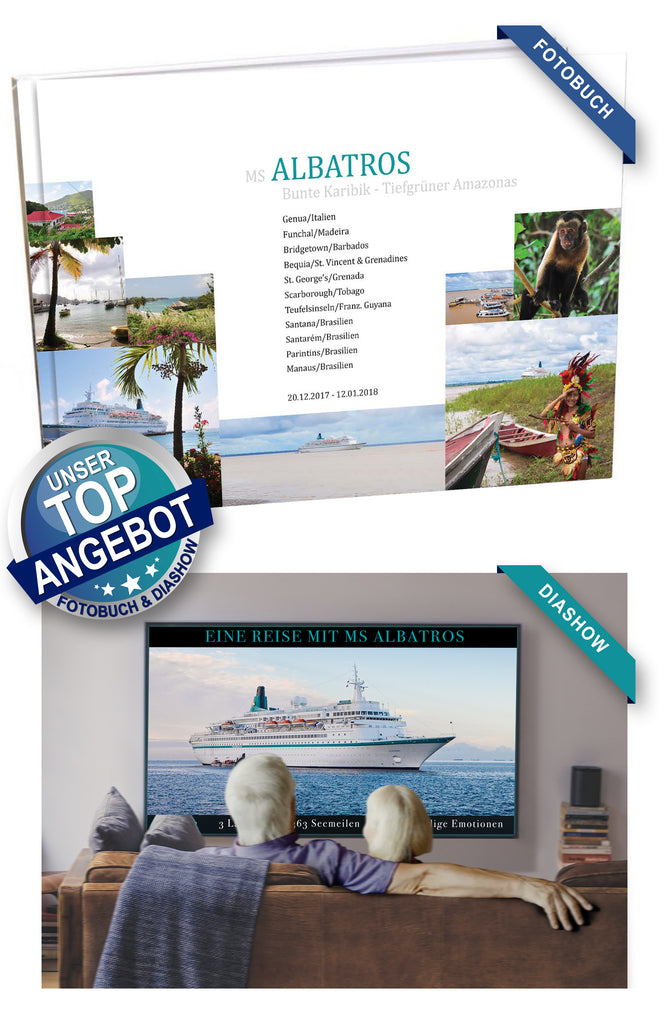 ATS553_ Bunte Karibik - Tiefgrüner Amazonas mit MS Albatros 20.12.2017 - 12.01.2018