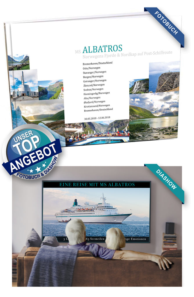 ATS562_ Norwegens Fjorde & Nordkap auf Post- Schiffroute mit MS Albatros 30.05.2018 - 12.06.2018
