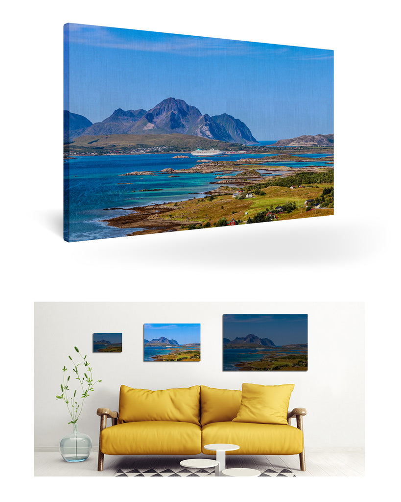 Leknes, Norwegen mit MS Artania