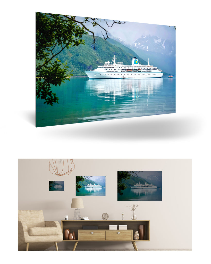 Svartisen, Norwegen mit MS Deutschland