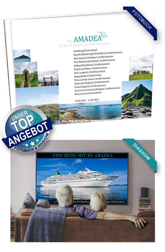 AMA432_ Zu den Highlights Großbritanniens mit MS Amadea 27.05.2022 - 11.06.2022