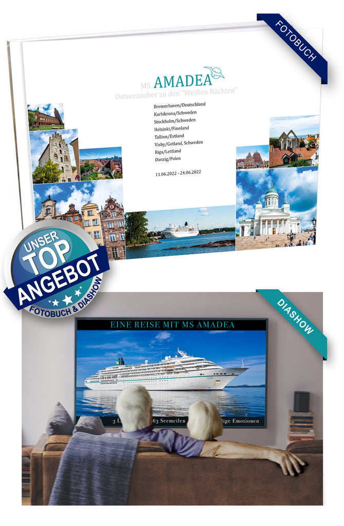 AMA433_ Ostseezauber zu den “Weißen Nächten” mit MS Amadea 11.06.2022 - 24.06.2022