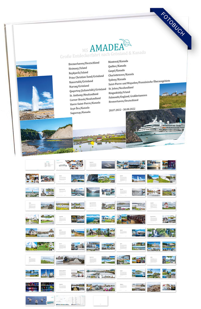 AMA436_ Große Entdeckerfahrt nach Grönland & Kanada mit MS Amadea 28.07.2022 - 30.08.2022