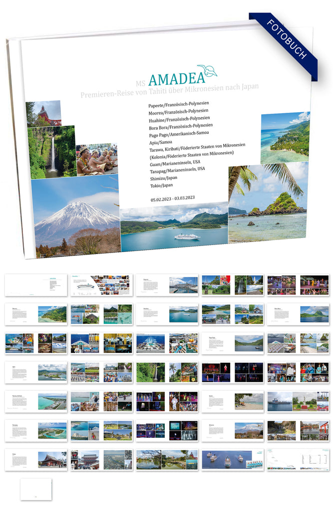 AMA450_ Premieren-Reise von Tahiti über Mikronesien nach Japan mit MS Amadea 05.02.2023 - 03.03.2023