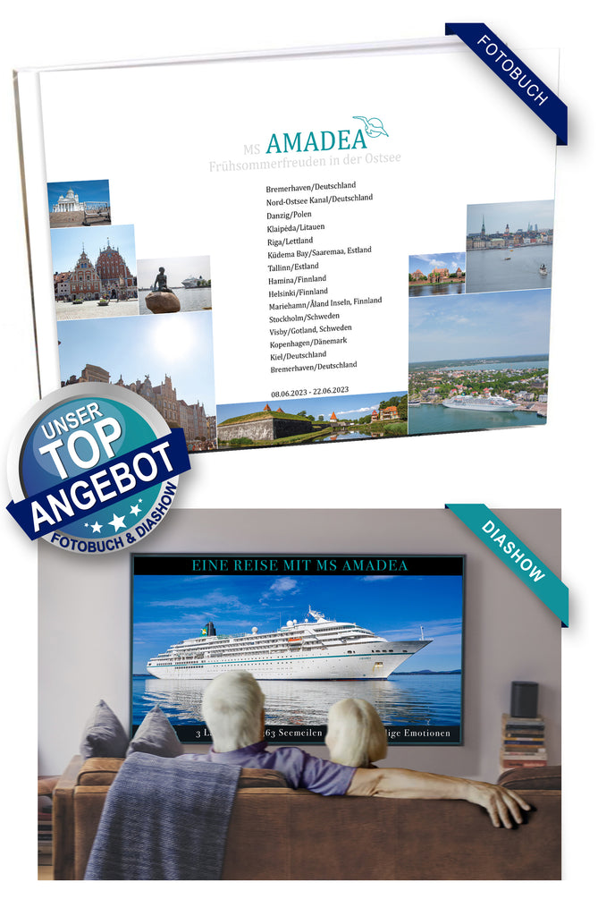 AMA457_ Frühsommerfreuden in der Ostsee mit MS Amadea 08.06.2023 - 22.06.2023
