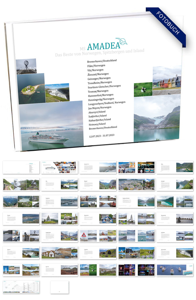 AMA459_ Das Beste von Norwegen, Spitzbergen und Island mit MS Amadea 12.07.2023 - 31.07.2023