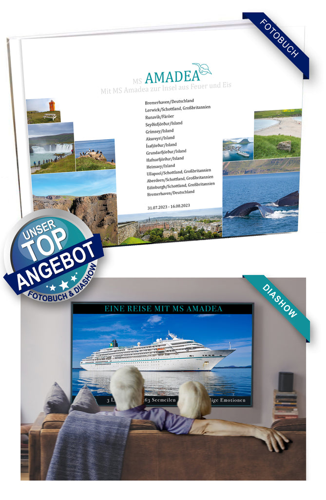 AMA460_ Mit MS Amadea zur Insel aus Feuer und Eis 31.07.2023 - 16.08.2023