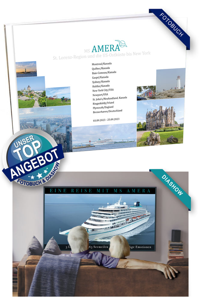 AMR060F_ St. Lorenz-Region und die US-Ostküste bis New York mit MS Amera 03.09.2023 - 25.09.2023