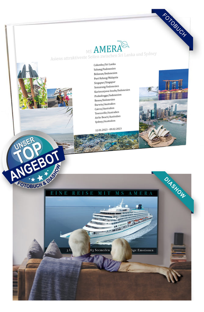AMR091_ Asiens attraktiveste Seiten zwischen Sri Lanka und Sydney mit MS Amera 12.01.2023 - 09.02.2023