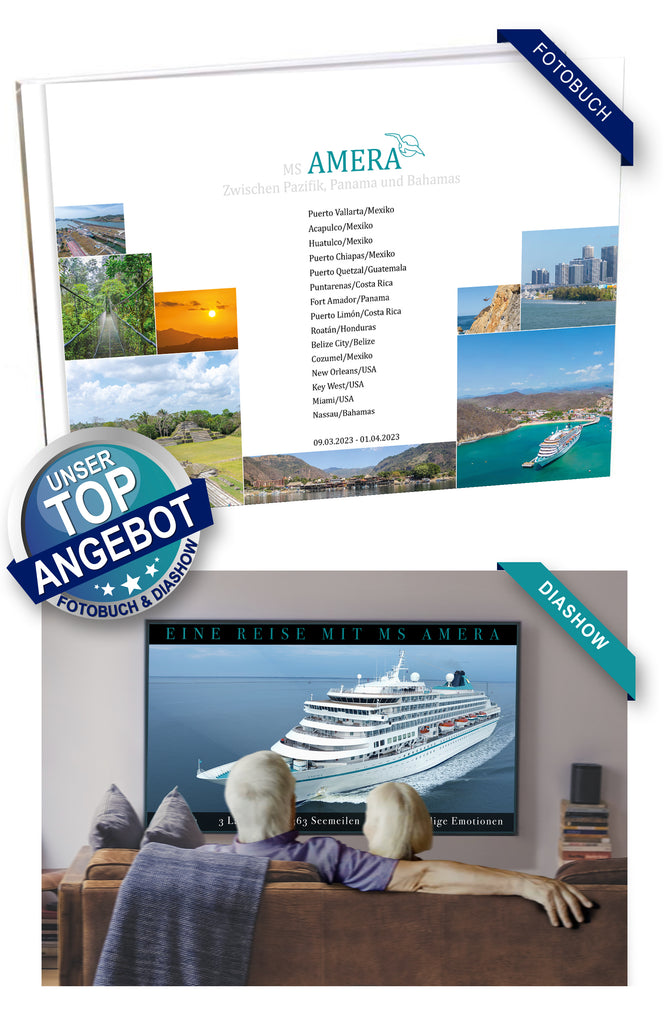AMR093_ Zwischen Pazifik, Panama und Bahamas mit MS Amera 09.03.2023 - 01.04.2023