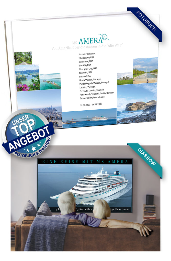 AMR094_ Von Amerika über die Azoren in die “Alte Welt” mit MS Amera 01.04.2023 - 26.04.2023