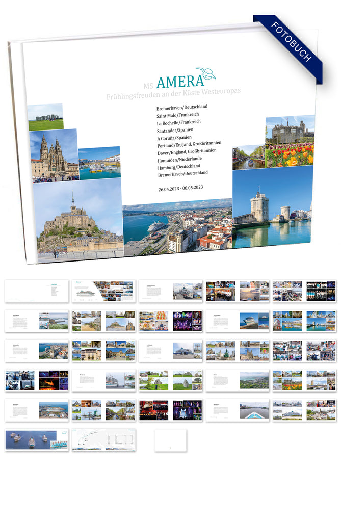 AMR095_ Frühlingsfreuden an der Küste Westeuropas mit MS Amera 26.04.2023 - 08.05.2023