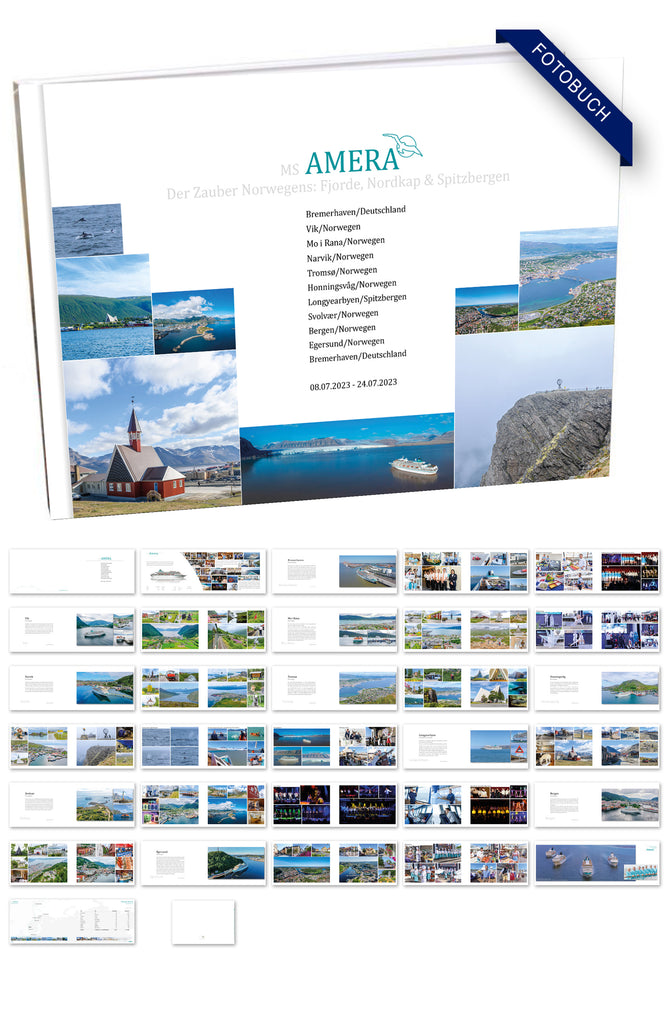 AMR101_ Der Zauber Norwegens: Fjorde, Nordkap & Spitzbergen mit MS Amera  08.07.2023 - 24.07.2023