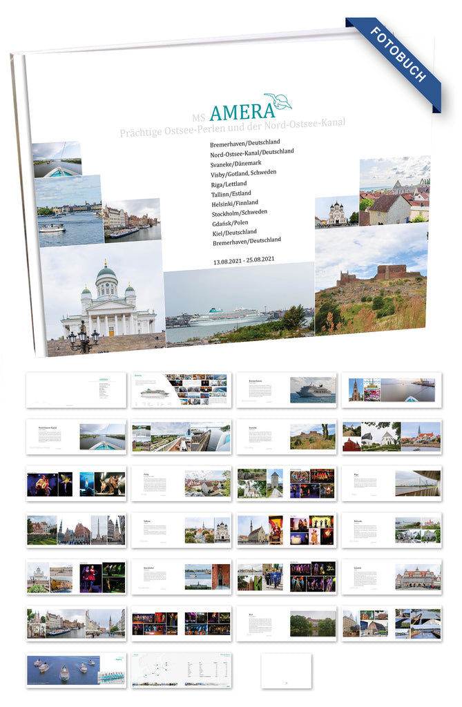 AMR057B_ Prächtige Ostsee-Perlen und der Nord-Ostsee-Kanal mit MS Amera 13.08.2021 - 25.08.2021