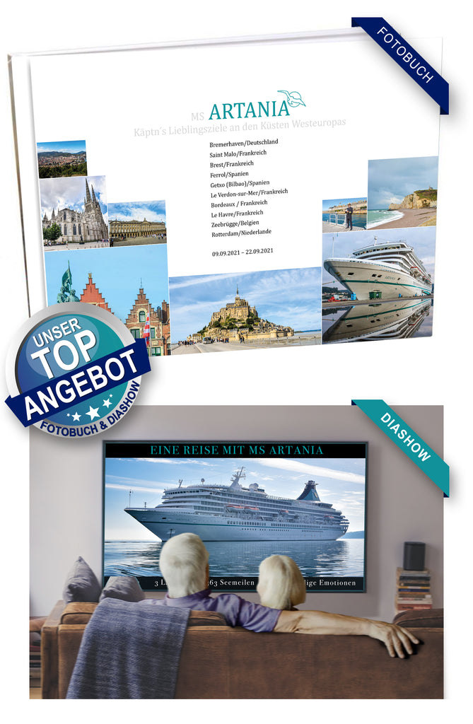 ART283_Käptn ́s Lieblingsziele an den Küsten Westeuropas mit MS Artania 09.09.2021 - 22.09.2021