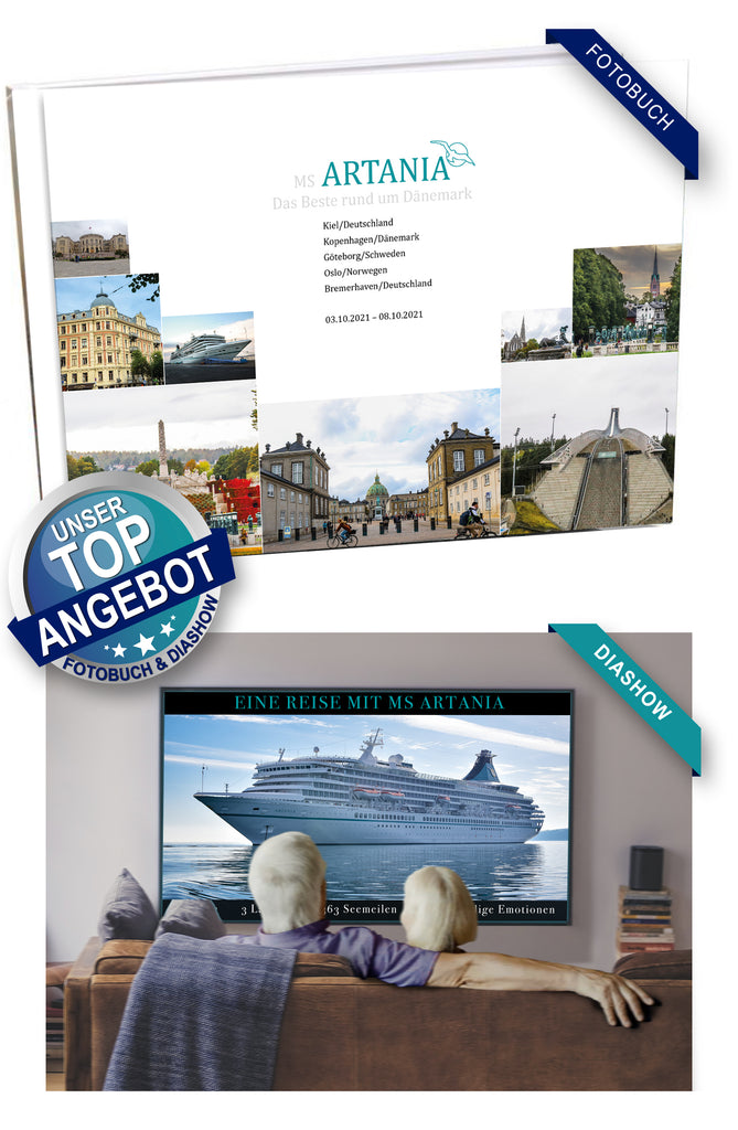 ART284C_Das Beste rund um Dänemark mit MS Artania 03.10.2021 - 08.10.2021
