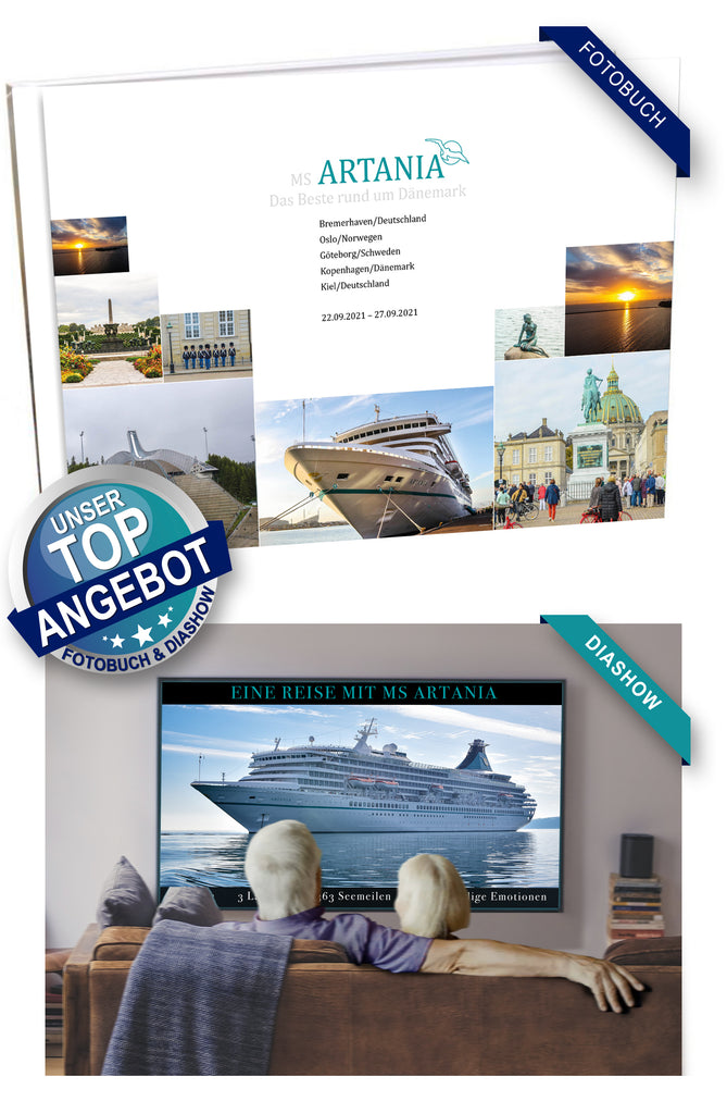 ART284_Das Beste rund um Dänemark mit MS Artania 22.09.2021 - 27.09.2021