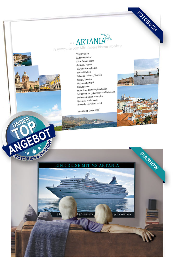 ART297_ Traumroute vom Mittelmeer bis zur Nordsee mit MS Artania 02.06.2022 - 20.06.2022