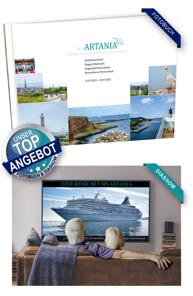 ART301_ Kleine Auszeit rund um Dänemark mit MS Artania 21.07.2022 – 24.07.2022