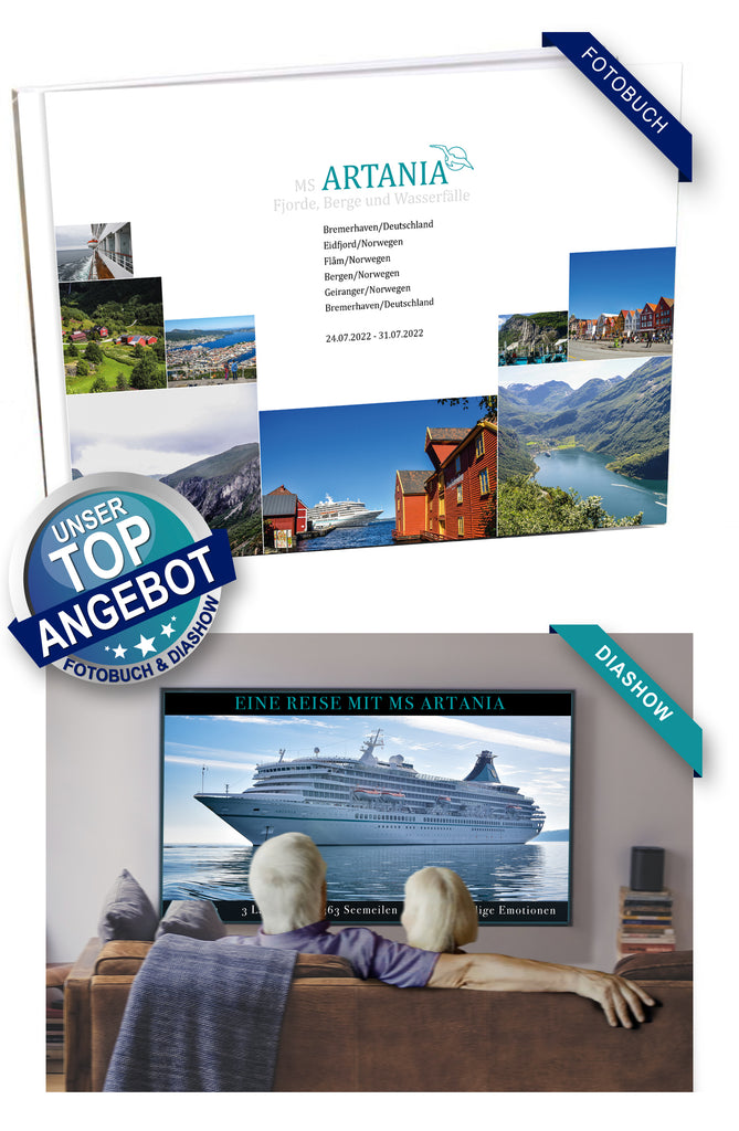 ART302_ Fjorde, Berge und Wasserfälle mit MS Artania 24.07.2022 - 31.07.2022