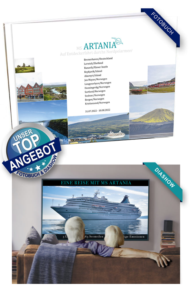 ART303_ Auf Entdeckerfahrt durchs Nordpolarmeer mit MS Artania 31.07.2022 - 18.08.2022