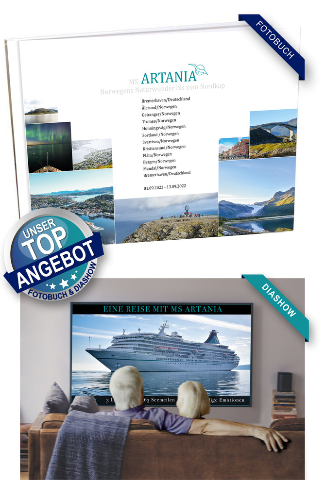 ART305_ Norwegens Naturwunder bis zum Nordkap mit MS Artania 01.09.2022 - 13.09.2022