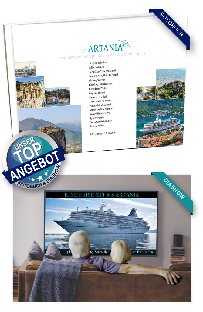 ART308_ Mediterrane Höhepunkte in der Ägäis und Adria mit MS Artania 09.10.2022 - 29.10.2022