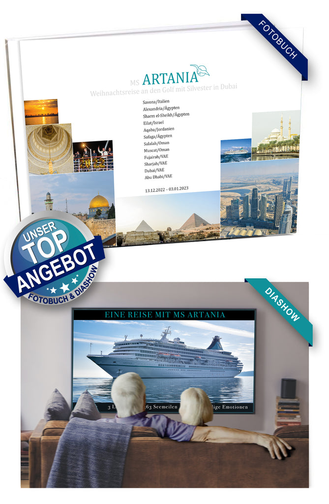 ART313_ Weihnachtsreise an den Golf mit Silvester in Dubai mit MS Artania 13.12.2022 – 03.01.2023
