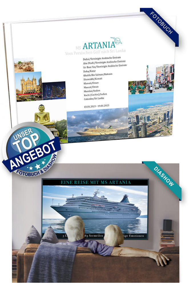 ART314_ Vom Persischen Golf nach Sri Lanka mit MS Artania 03.01.2023 - 19.01.2023