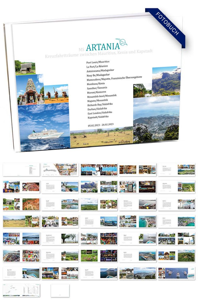 ART316_ Kreuzfahrtträume zwischen Mauritius, Kenia und Kapstadt mit MS Artania 05.02.2023 - 26.02.2023