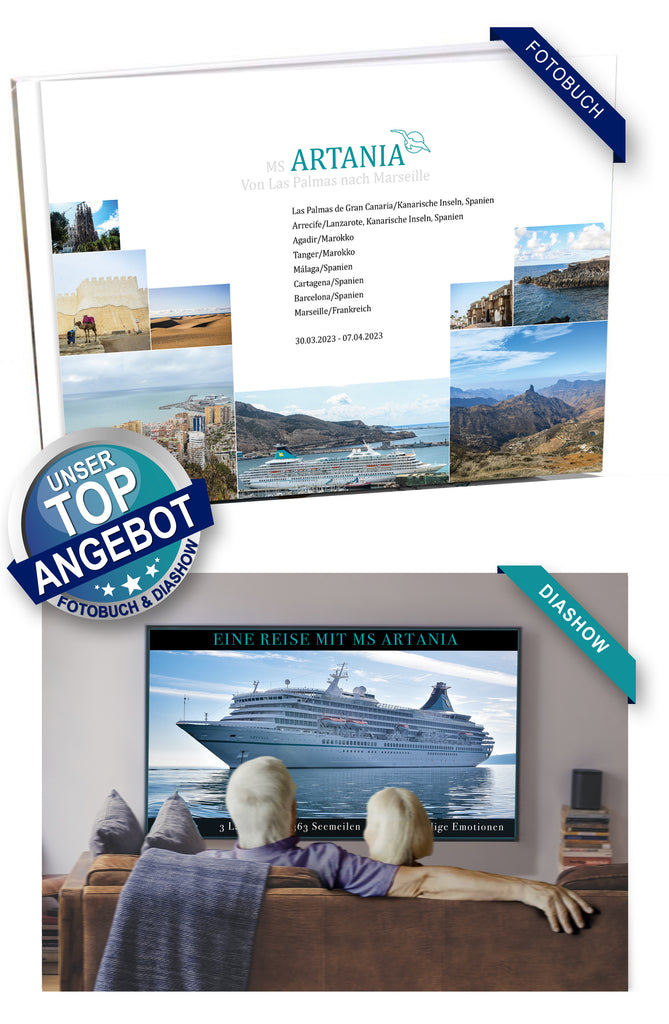 ART318B_ Von Las Palmas nach Marseille mit MS Artania 30.03.2023 - 07.04.2023