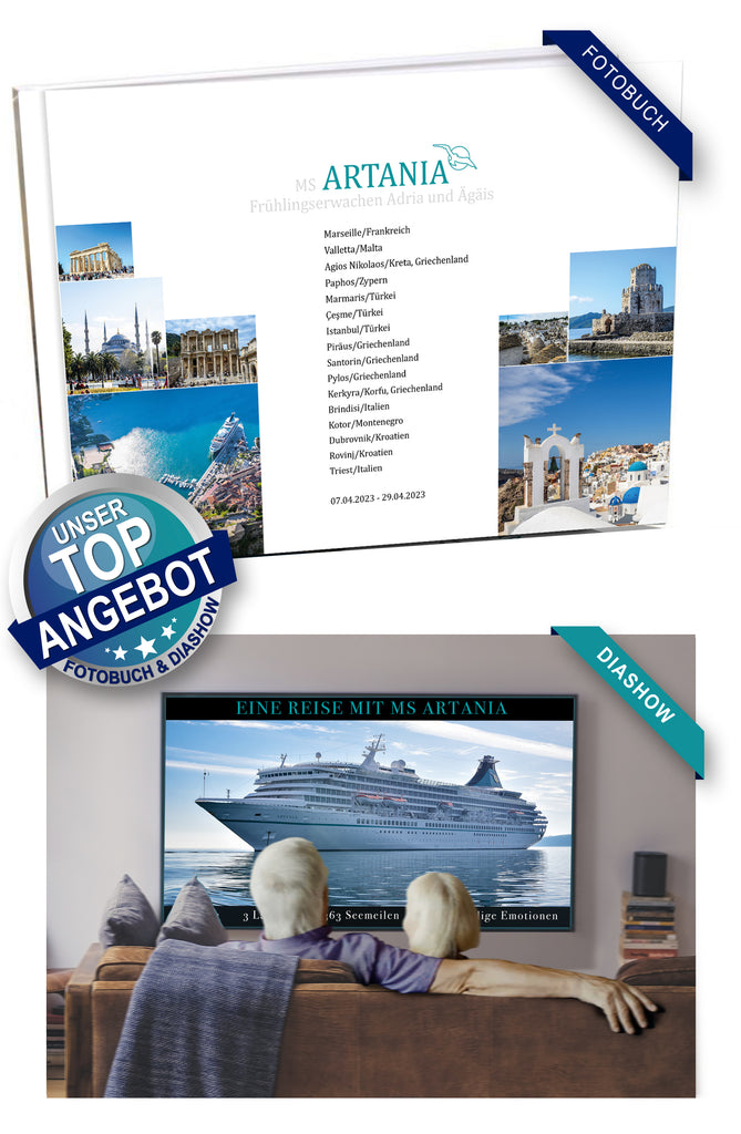 ART319_ Frühlingserwachen Adria und Ägäis mit MS Artania 07.04.2023 - 29.04.2023