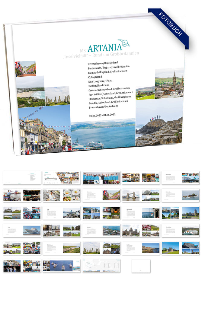 ART322_ „Inselvielfalt“ – Rund um Großbritannien mit MS Artania 20.05.2023 - 01.06.2023