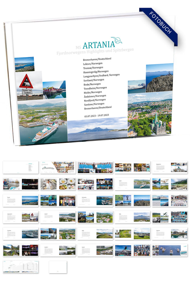 ART325_ Fjordnorwegens Highlights und Spitzbergen mit MS Artania  03.07.2023 - 19.07.2023
