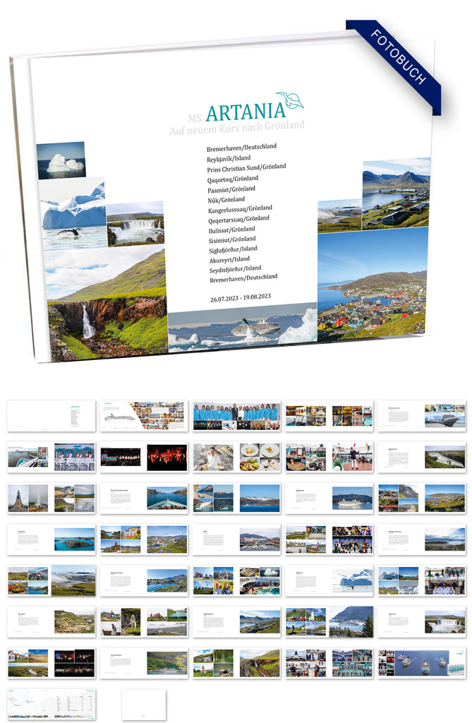 ART327_ Auf neuem Kurs nach Grönland mit MS Artania 26.07.2023 - 19.08.2023