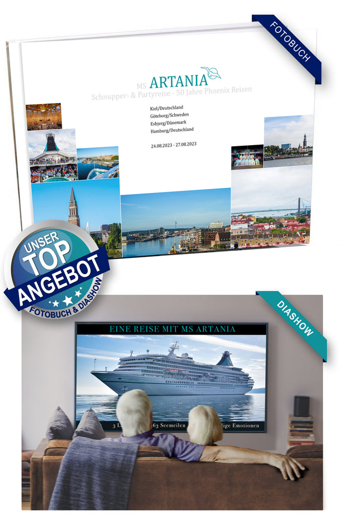 ART329_Schnupper- & Partyreise - 50 Jahre Phoenix Reisen mit MS Artania 24.08.2023 - 27.08.2023